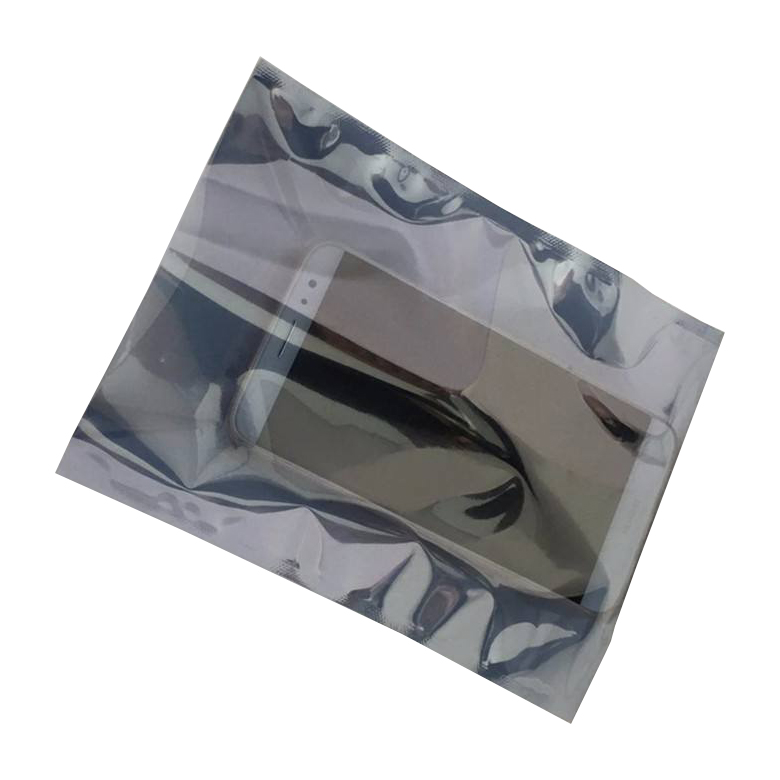郫县厂家供应硬盘芯片包装防静电银灰色屏蔽袋